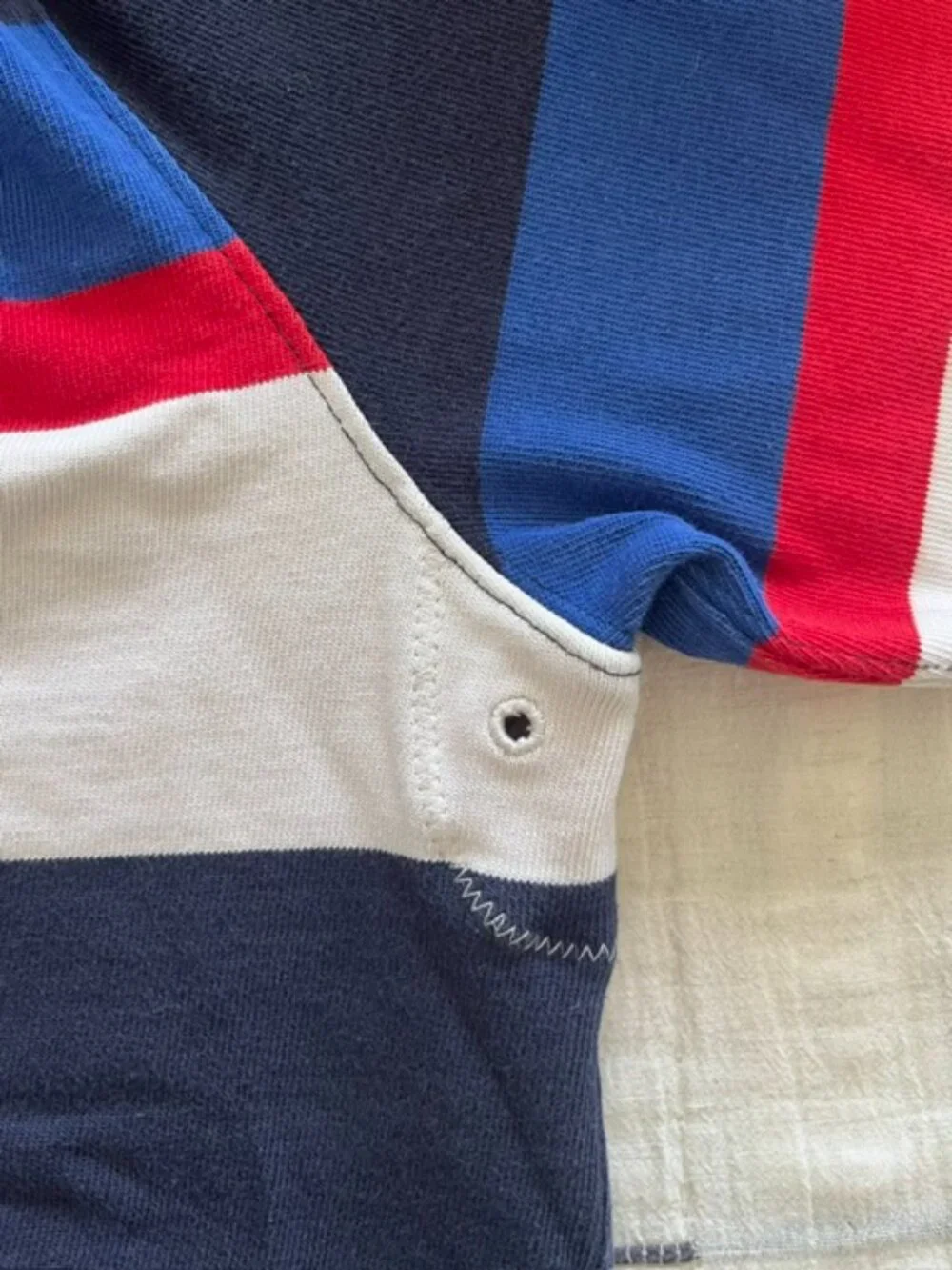 J. Crew Striped Rugby Crewneck Shirt | Size Large